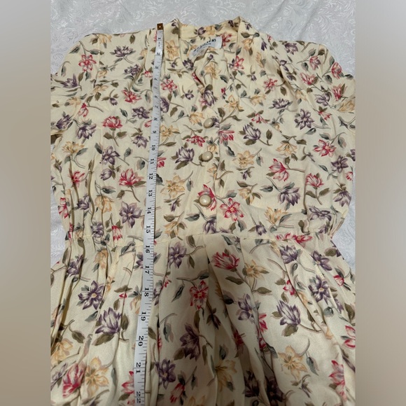 Vintage R.J. Stevens Floral Dress Old Money Cottage Core Grandma Women Sz 8 P - Picture 12 of 12